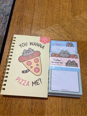 Pusheen Pizza You Wanna Pizza Me Journal and Notepad Bundle